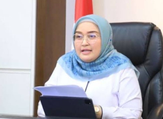 Direktur Jenderal Pembinaan Hubungan Industrial dan Jaminan Sosial Tenaga Kerja Kementerian Ketenagakerjaan Indah Anggoro Putri . [Instagram]